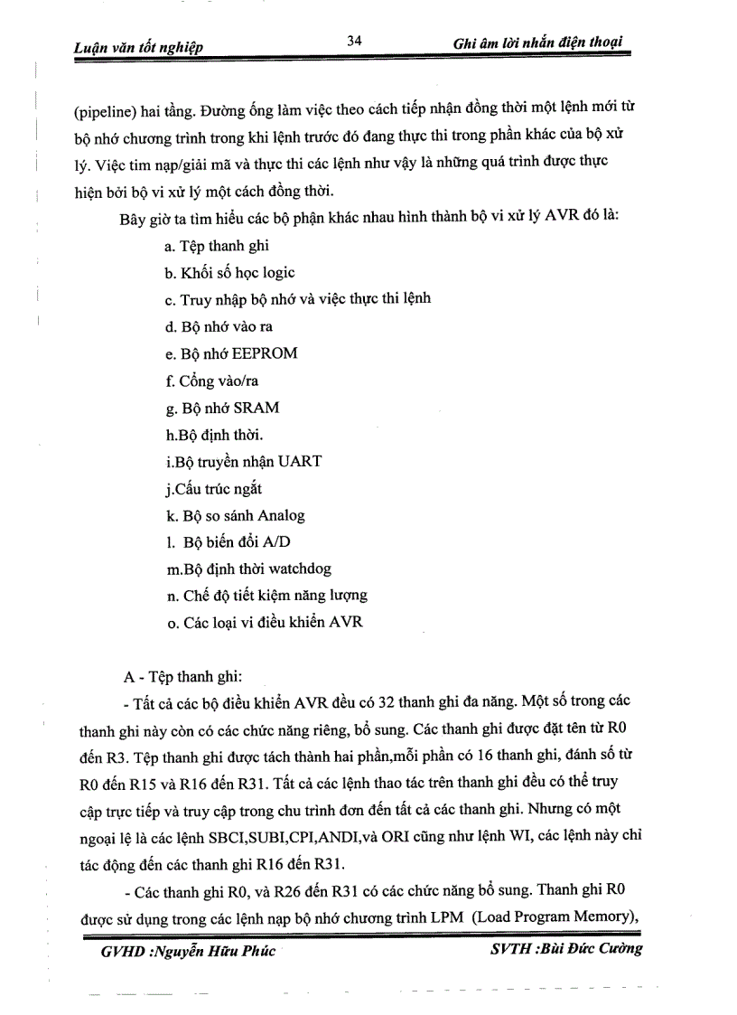 image for page Thiết kế và thi công mạch Ghi âm lời nhắn điện thoại