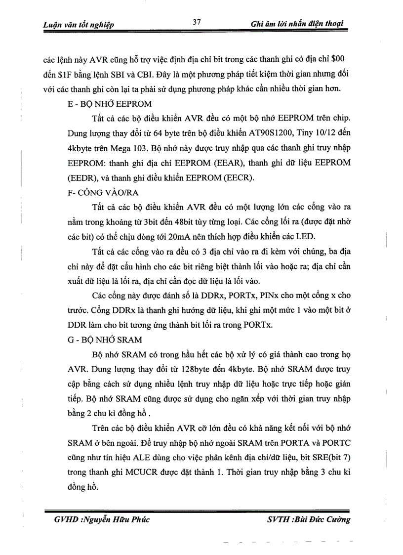 image for page Thiết kế và thi công mạch Ghi âm lời nhắn điện thoại