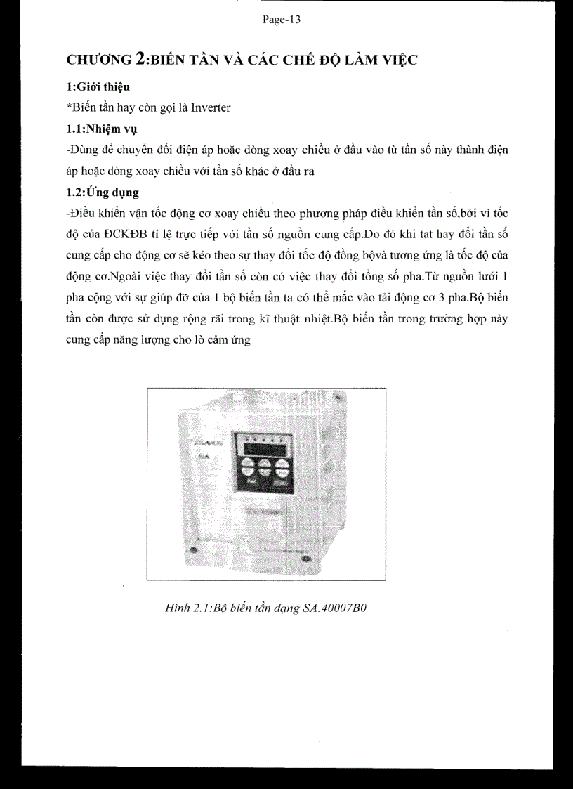 image for page Điều khiển vận tốc độ cơ không đồng bộ dùng bộ biến tần