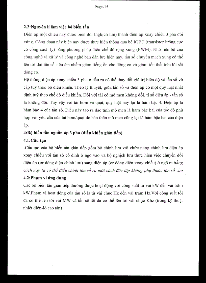 image for page Điều khiển vận tốc độ cơ không đồng bộ dùng bộ biến tần