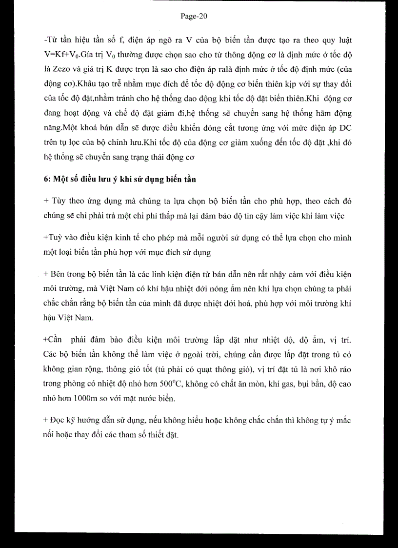 image for page Điều khiển vận tốc độ cơ không đồng bộ dùng bộ biến tần