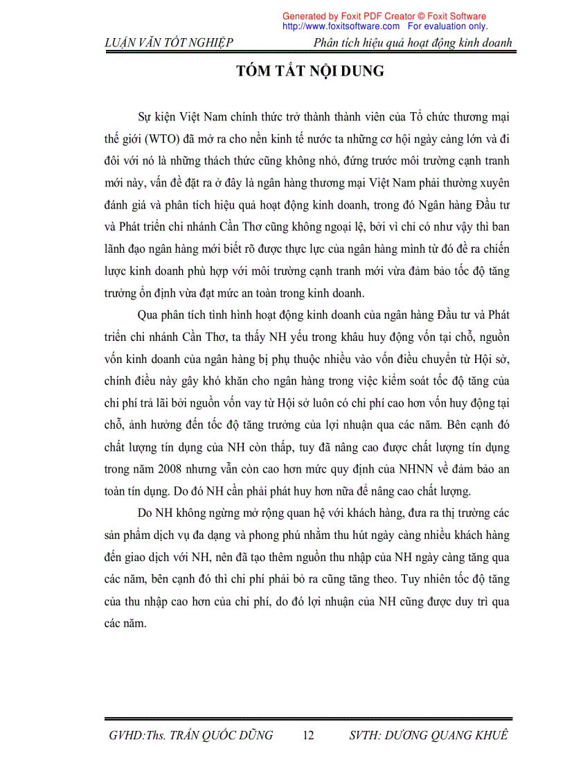 image for page Phân tích hiệu quả hoạt động kinh doanh của ngân hàng đầu tư và phát triển chi nhánh cần thơ