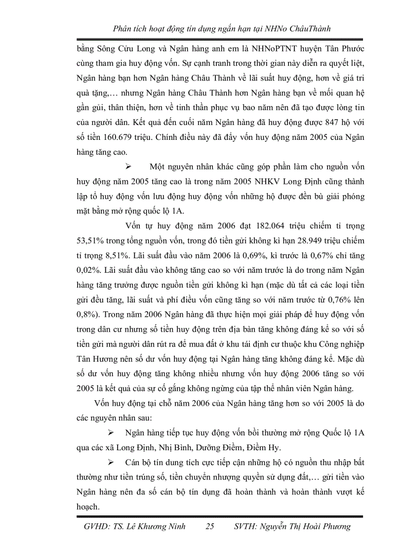 image for page Phân tích hiệu quả hoạt động tín dụng trung và dài hạn tại chi nhánh ngân hàng đầu tư và phát triển cần thơ