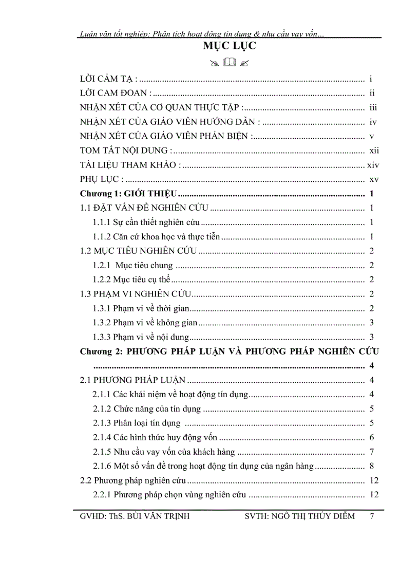 image for page Phân tích hoạt động tín dụng và nhu cầu vay vốn của khách hàng tại chi nhánh ngân hàng nông nghiệp và phát triển nông thôn vị thủy