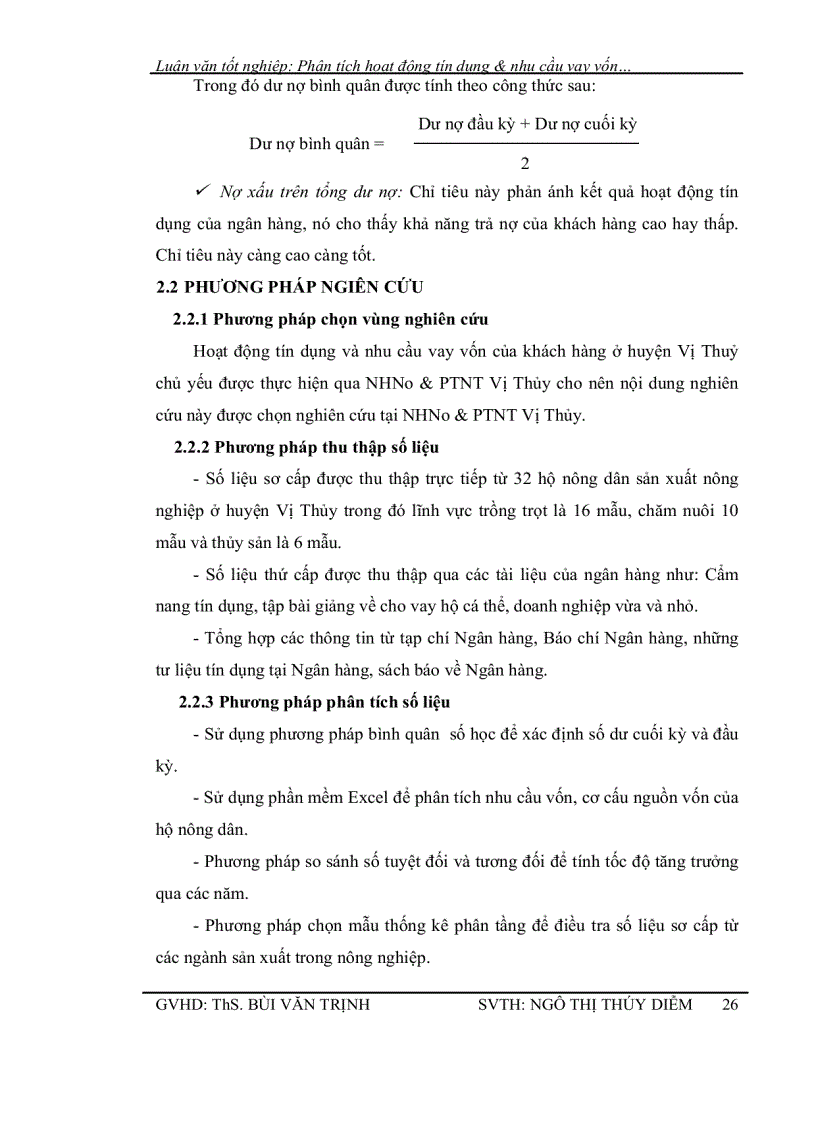 image for page Phân tích hoạt động tín dụng và nhu cầu vay vốn của khách hàng tại chi nhánh ngân hàng nông nghiệp và phát triển nông thôn vị thủy