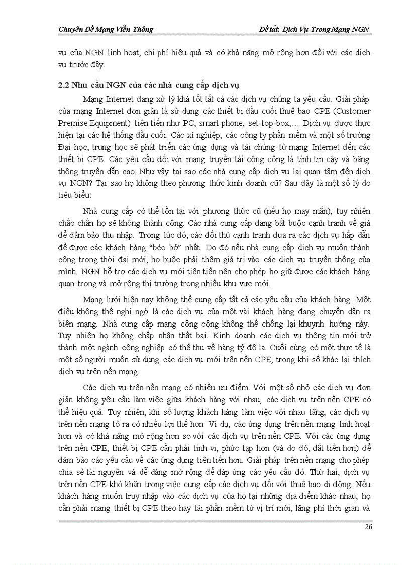 image for page Mạng NGN và các dịch vụ trên NGN
