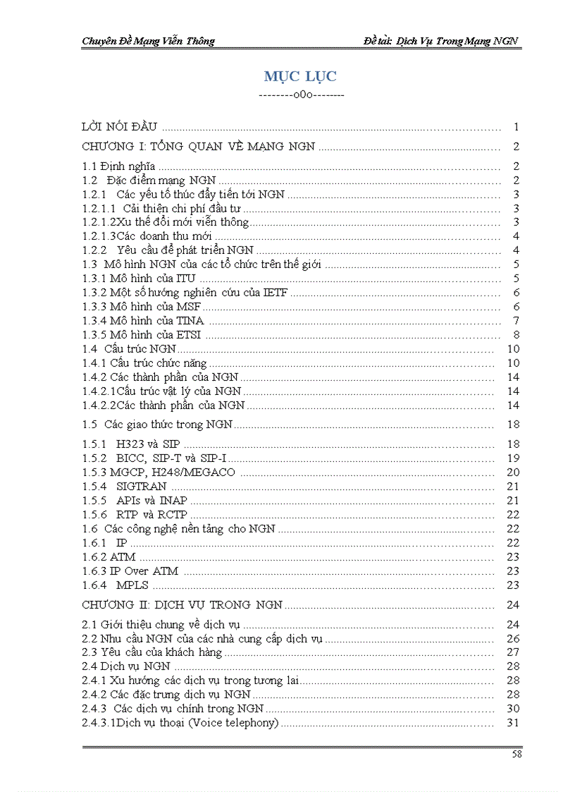 image for page Mạng NGN và các dịch vụ trên NGN