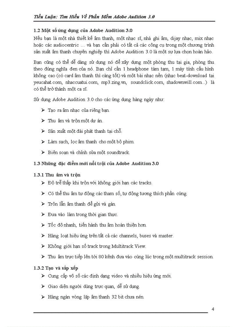 image for page Tìm Hiểu Về Phần Mềm Adobe Au di tion 3 0