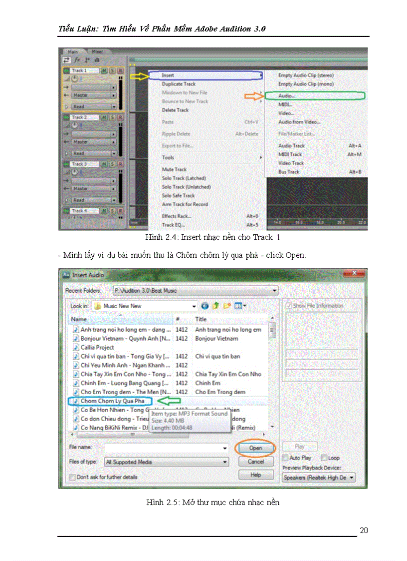 image for page Tìm Hiểu Về Phần Mềm Adobe Au di tion 3 0