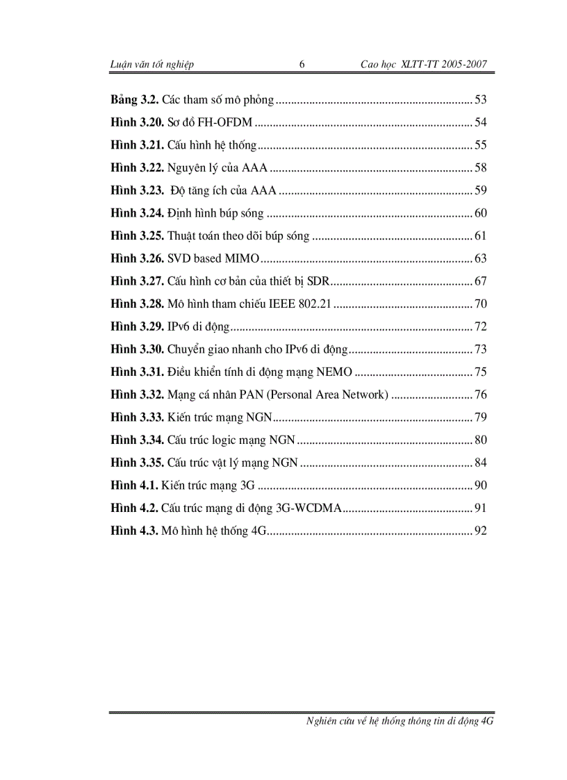 Nghiên cứu về hệ thống thông tin di động thế hệ thứ 4 4G