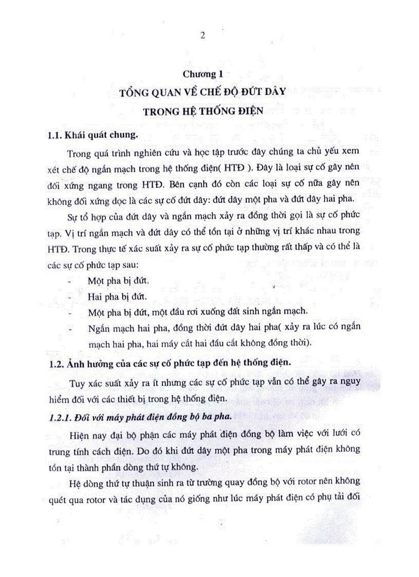 image for page Tính toán chế độ đứt dây của hệ thống điện Việt Nam