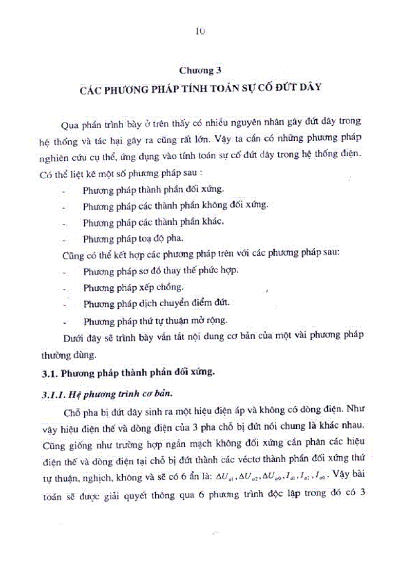 image for page Tính toán chế độ đứt dây của hệ thống điện Việt Nam