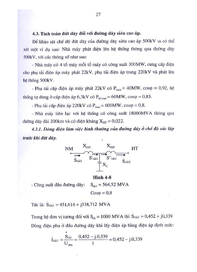 image for page Tính toán chế độ đứt dây của hệ thống điện Việt Nam