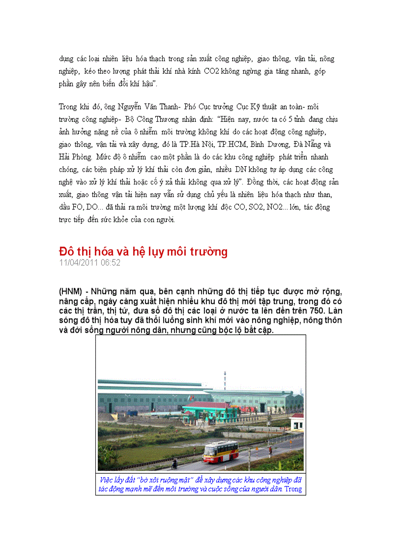 image for page Cây xanh và môi trường đô thị