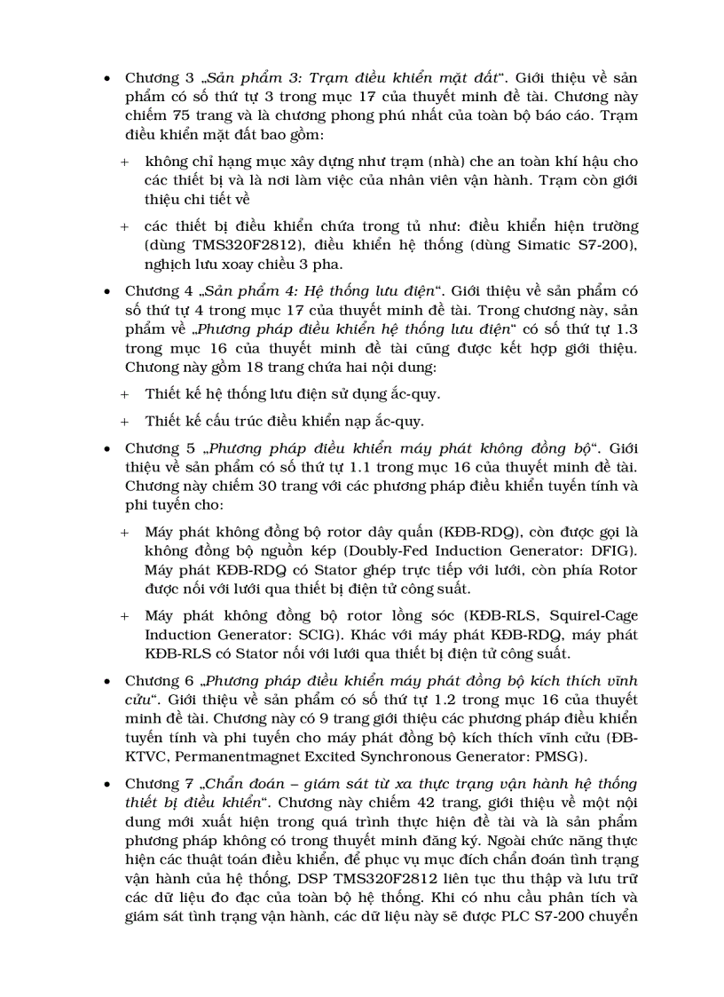 image for page Nghiên cứu thiết kế và chế tạo bộ phát điện bằng sức gió có công suất 10 30KW phù hợp với điều kiện Việt Nam