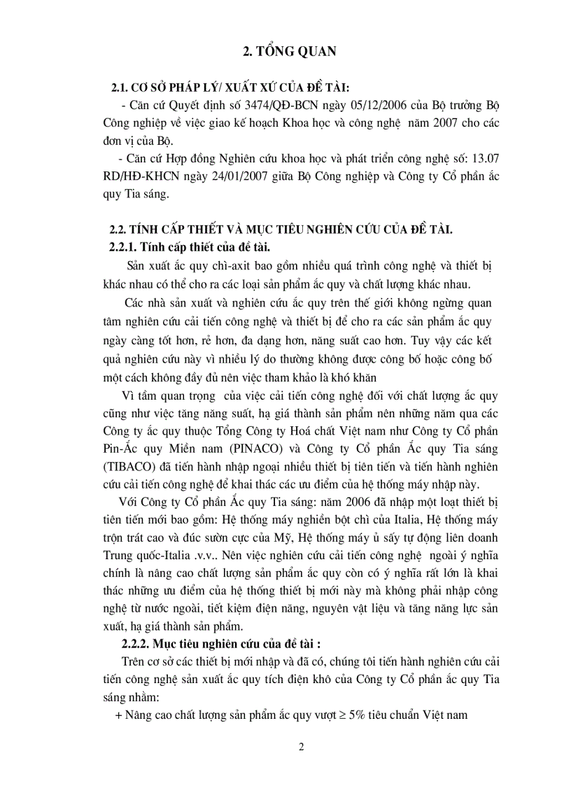 image for page Nghiên cứu sản xuất ắc quy tích điện khô nhằm nâng cao chất lượng sản phẩm và tiết kiệm nguyên vật liệu