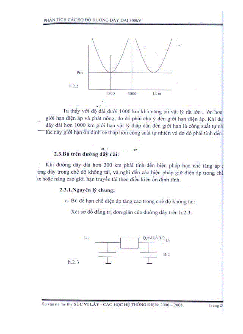image for page Phân tích các sơ đồ đường dây dài 500 Kv