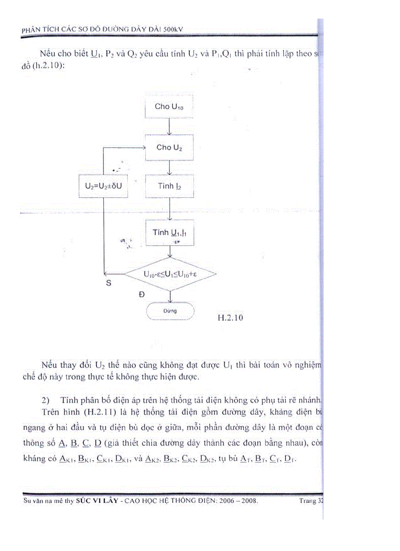 image for page Phân tích các sơ đồ đường dây dài 500 Kv