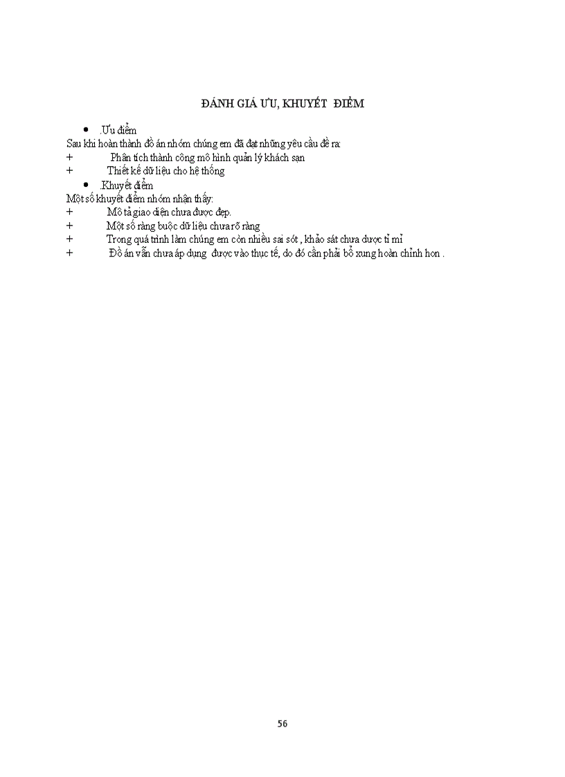 image for page Phân tích thiết kế hệ thống thông tin quản lý khách sạn