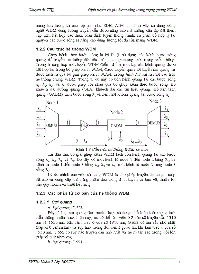 image for page Định tuyến gán bước sóng trong mạng quang wdm