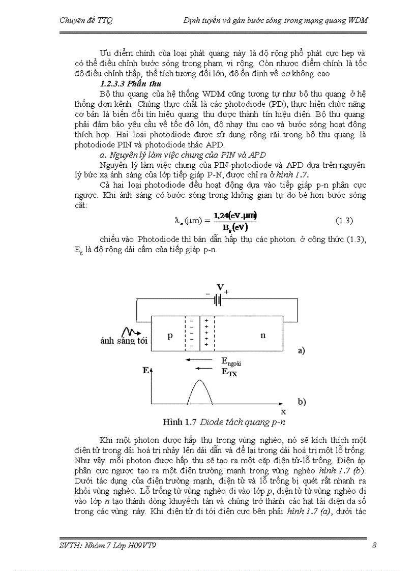image for page Định tuyến gán bước sóng trong mạng quang wdm