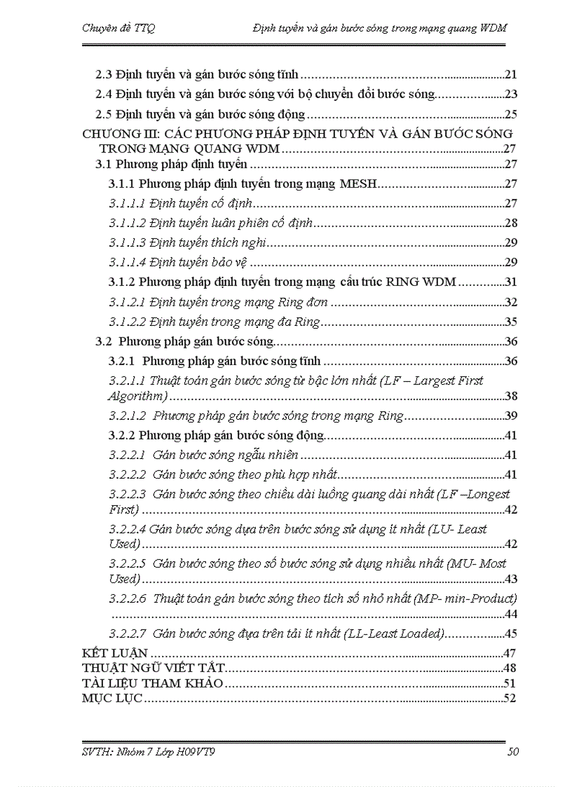 image for page Định tuyến gán bước sóng trong mạng quang wdm