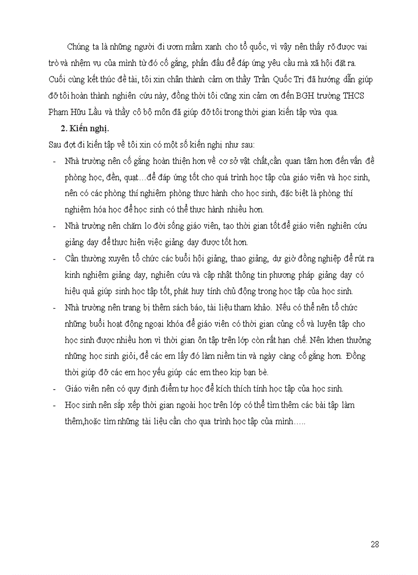 image for page Hình sử dụng các phương pháp dạy học tích cực ở trường THCS Phạm Hữu Lầu
