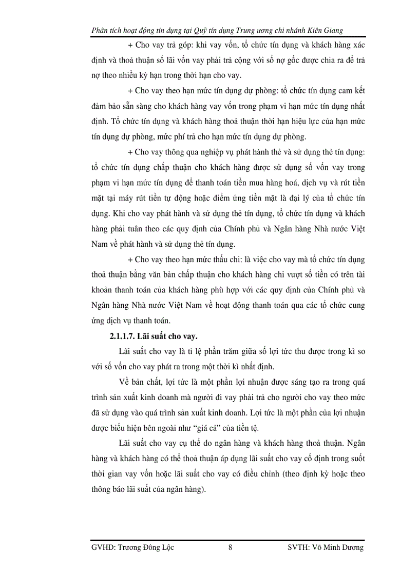 image for page Phân tích hoạt động tín dụng tại Quỹ tín dụng Trung ương chi nhánh Kiên Giang