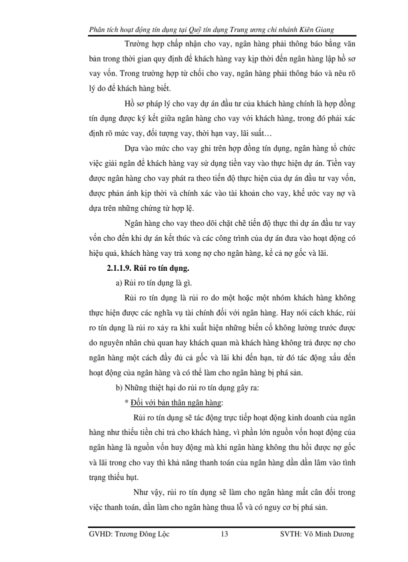 image for page Phân tích hoạt động tín dụng tại Quỹ tín dụng Trung ương chi nhánh Kiên Giang