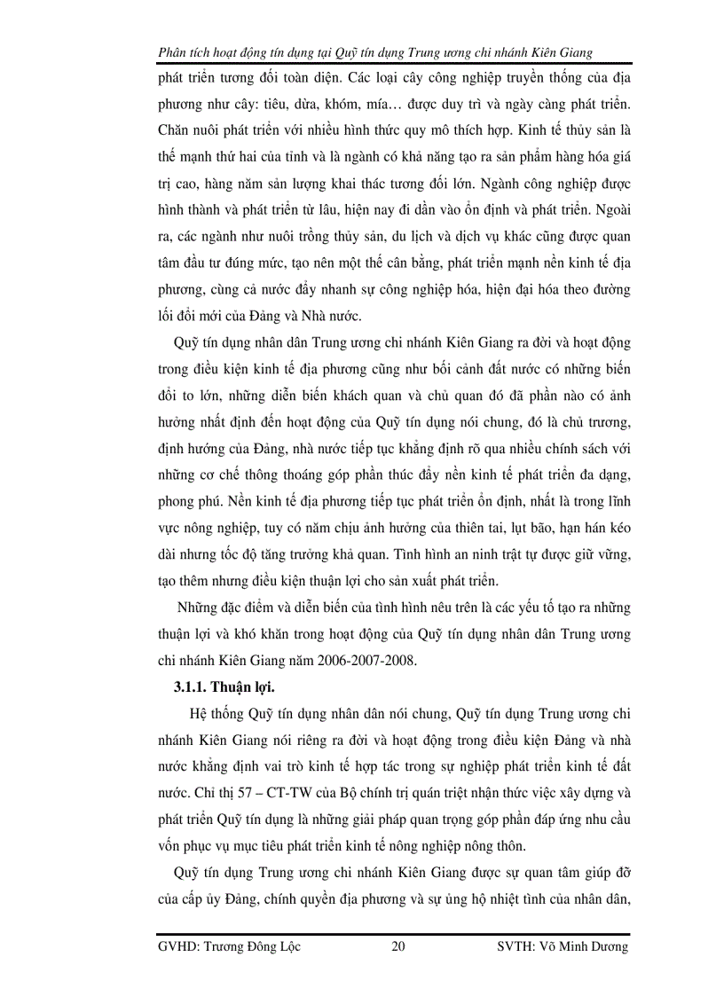 image for page Phân tích hoạt động tín dụng tại Quỹ tín dụng Trung ương chi nhánh Kiên Giang