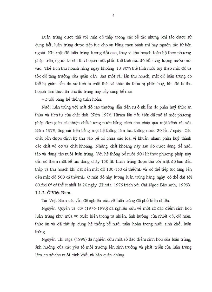 image for page Nuôi thu sinh khối tảo Nannochloropsis oculata và sử dụng các loại thức ăn khác nhau để nuôi luân trùng Brachionus plicatlis làm thức ăn cho ấu trùng cá biển