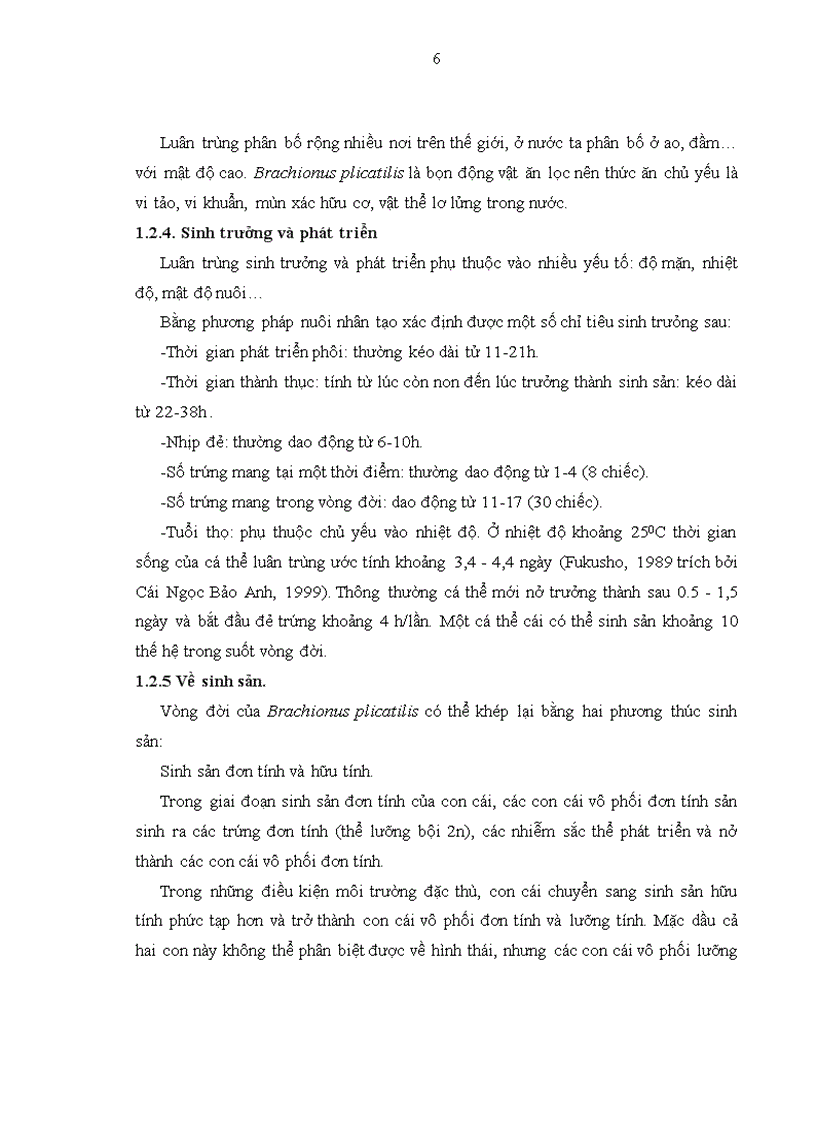 image for page Nuôi thu sinh khối tảo Nannochloropsis oculata và sử dụng các loại thức ăn khác nhau để nuôi luân trùng Brachionus plicatlis làm thức ăn cho ấu trùng cá biển