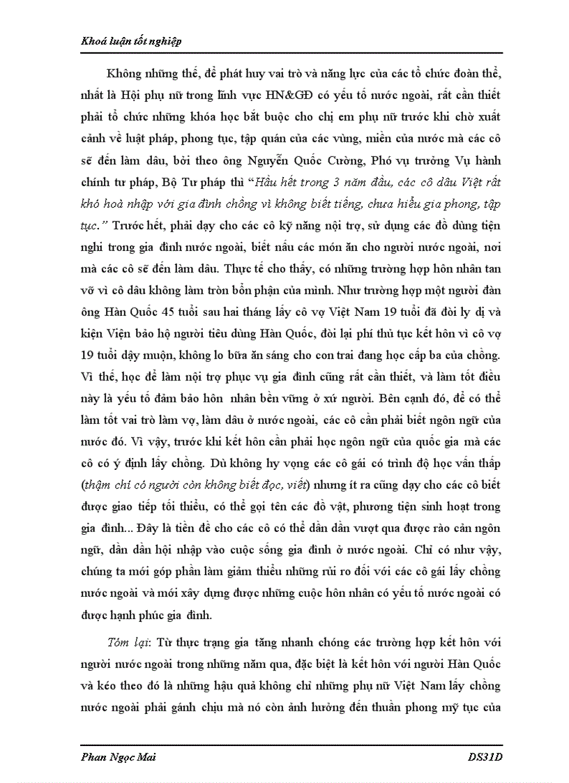 image for page Một số vấn đề về kết hôn giữa phụ nữ Việt Nam với công dân Hàn Quốc những năm qua ở Việt Nam