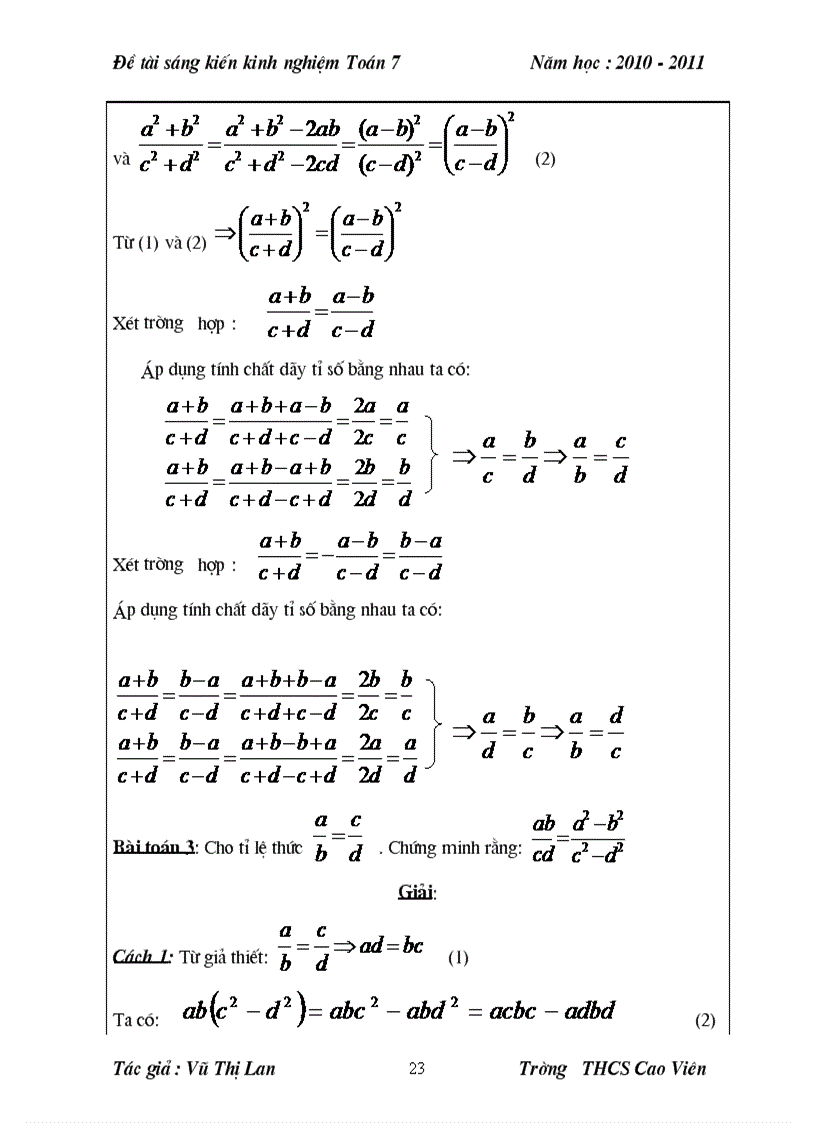 image for page Một số phương pháp giải các bài toán về tỉ lệ thức