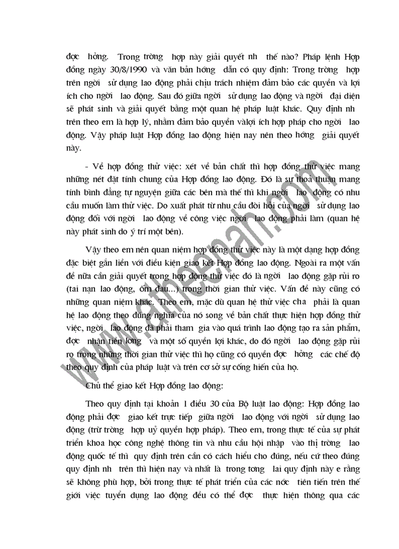 image for page Hoàn thiện chế độ pháp lý về Hợp đồng lao động trong Công ty TNHH ứng dụng và chuyển giao công nghệ Long Hải