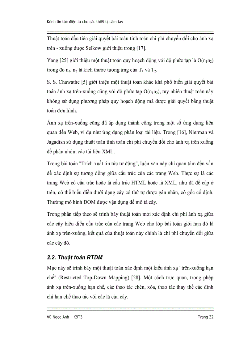 image for page Nghiên cứu công nghệ khai phá dữ liệu văn bản áp dụng cho các trang tin tức trên các thiết bị cầm tay pdas smartphones