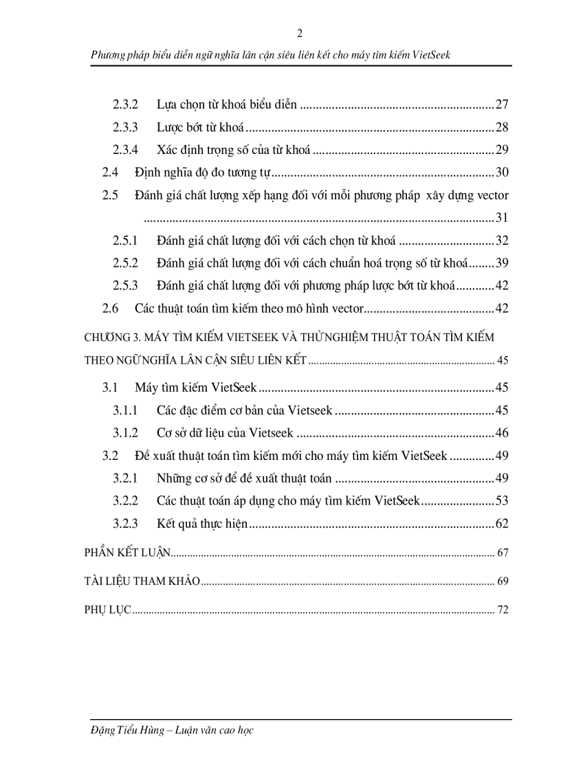 image for page Phương pháp biểu diễn ngữ nghĩa lân cận siêu liên kết cho máy tìm kiếm VietSeek