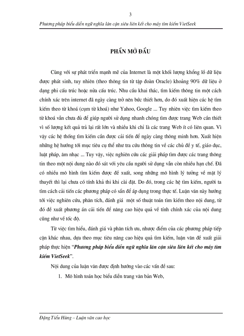 image for page Phương pháp biểu diễn ngữ nghĩa lân cận siêu liên kết cho máy tìm kiếm VietSeek