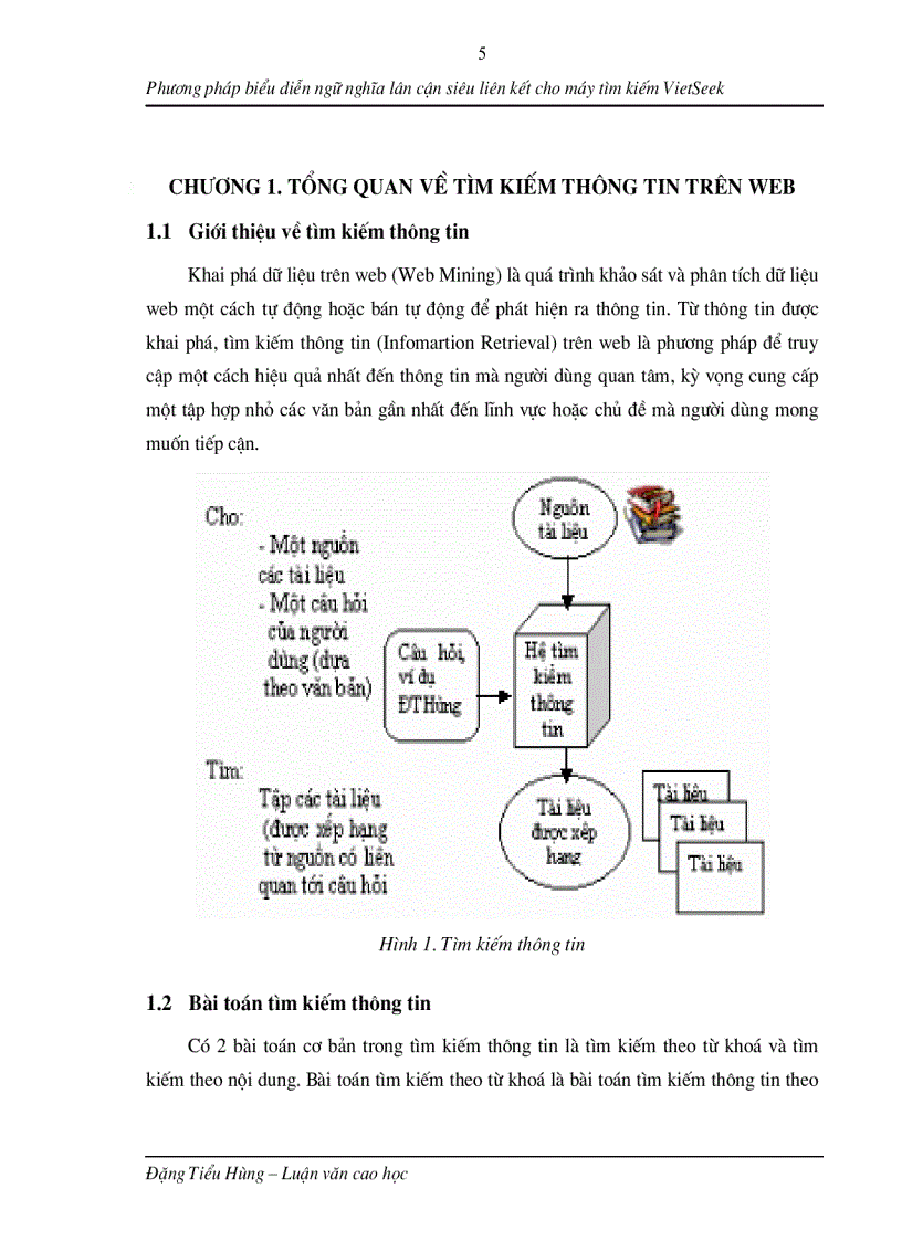 image for page Phương pháp biểu diễn ngữ nghĩa lân cận siêu liên kết cho máy tìm kiếm VietSeek