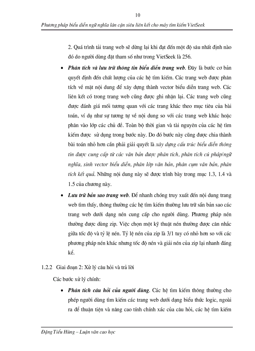 image for page Phương pháp biểu diễn ngữ nghĩa lân cận siêu liên kết cho máy tìm kiếm VietSeek