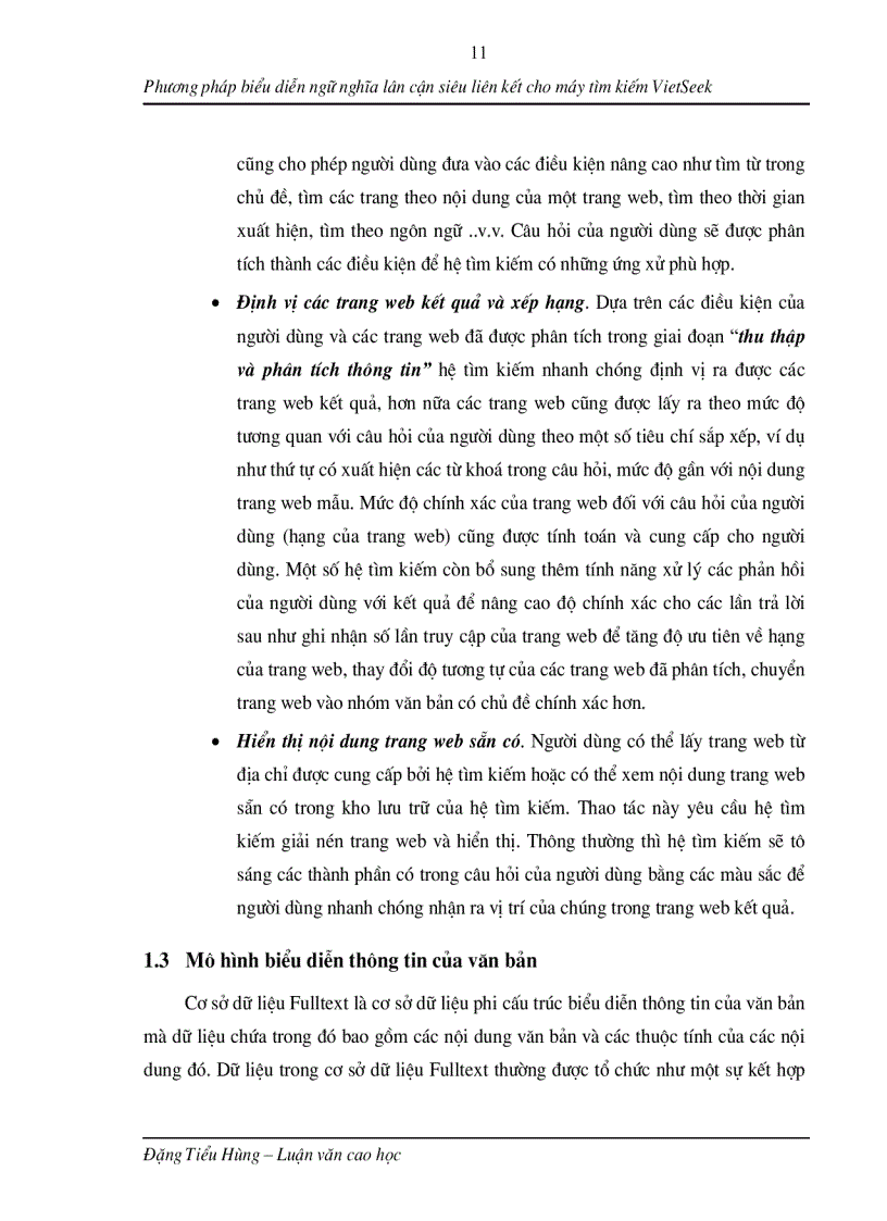 image for page Phương pháp biểu diễn ngữ nghĩa lân cận siêu liên kết cho máy tìm kiếm VietSeek