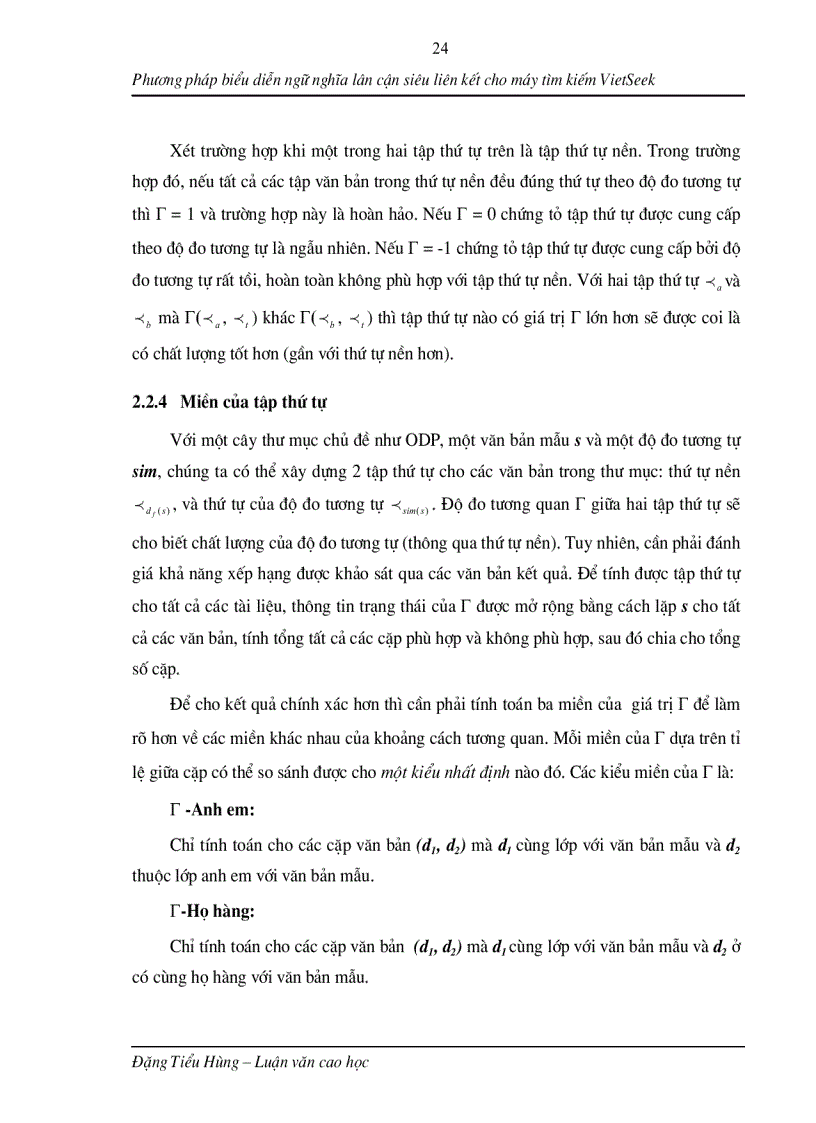 image for page Phương pháp biểu diễn ngữ nghĩa lân cận siêu liên kết cho máy tìm kiếm VietSeek