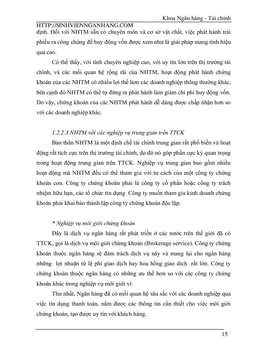 image for page Phát huy vai trò của Ngân hàng thương mại đối với sự phát triển của thị trường chứng khoán Việt Nam