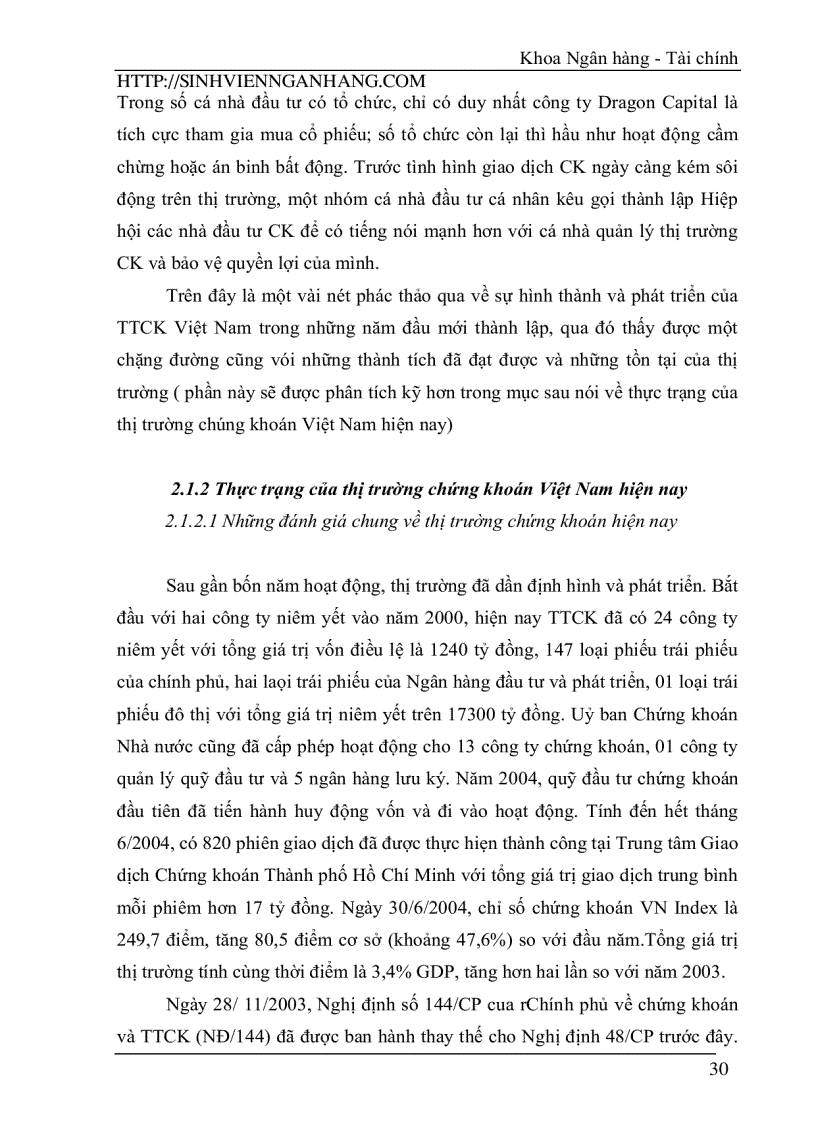 image for page Phát huy vai trò của Ngân hàng thương mại đối với sự phát triển của thị trường chứng khoán Việt Nam