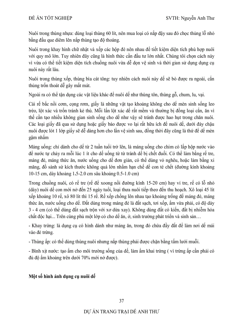 image for page Quản trị dự án xây dựng trang trại dế Anh Thư