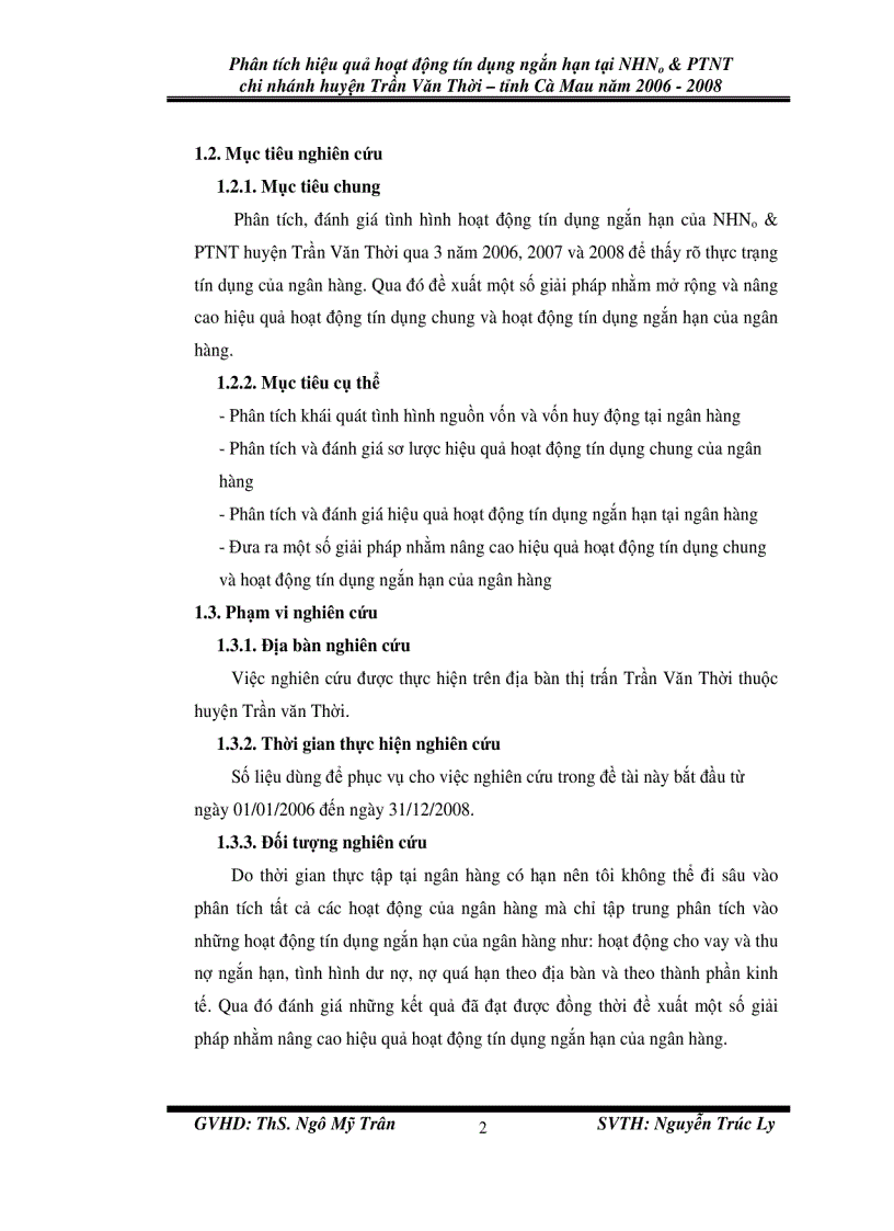 image for page Phân tích hiệu quả hoạt động tín dụng ngắn hạn tại nhno ptnt chi nhánh huyện trần văn thời tỉnh cà mau năm 2006 2008