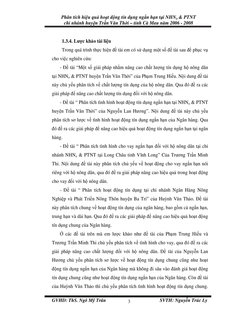 image for page Phân tích hiệu quả hoạt động tín dụng ngắn hạn tại nhno ptnt chi nhánh huyện trần văn thời tỉnh cà mau năm 2006 2008