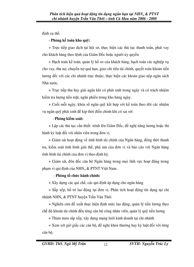 image for page Phân tích hiệu quả hoạt động tín dụng ngắn hạn tại nhno ptnt chi nhánh huyện trần văn thời tỉnh cà mau năm 2006 2008