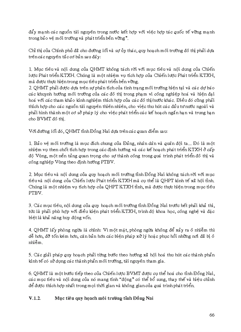 image for page Quy hoạch môi trường tỉnh Đồng Nai