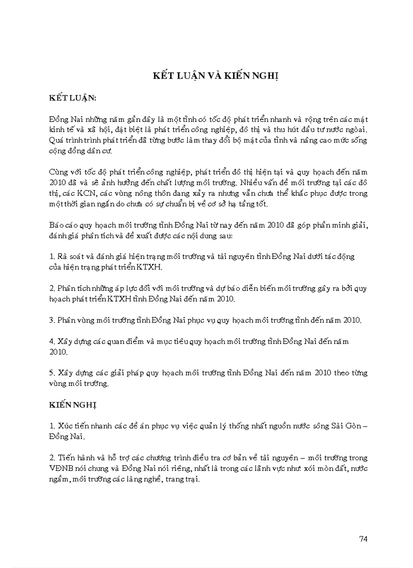 image for page Quy hoạch môi trường tỉnh Đồng Nai